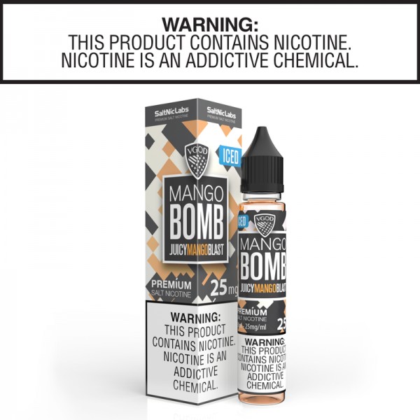 Iced Mango Bomb By VGOD Salt Nic Collection 30ml