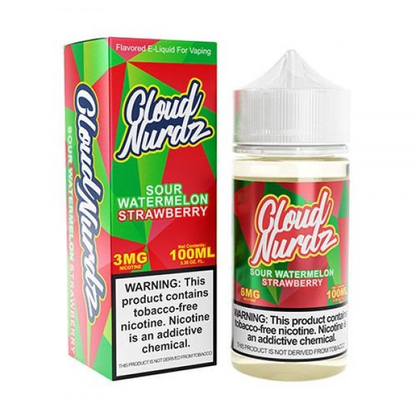 Sour Watermelon Strawberry by Cloud NURDZ Eliquid ...