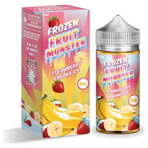 Strawberry Banana Ice by Frozen Fruit Monster 100m...