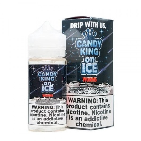 Sour Worms On Ice Ejuice by Candy King 100ml