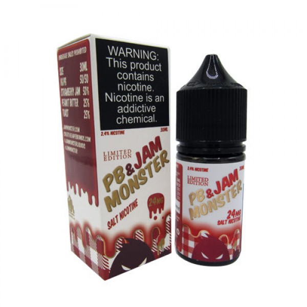 Strawberry PB and Jam by Jam Monster Salt Nicotine...