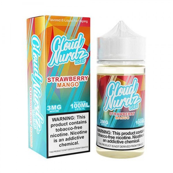 Strawberry Mango Iced by Cloud NURDZ Eliquid 100ml