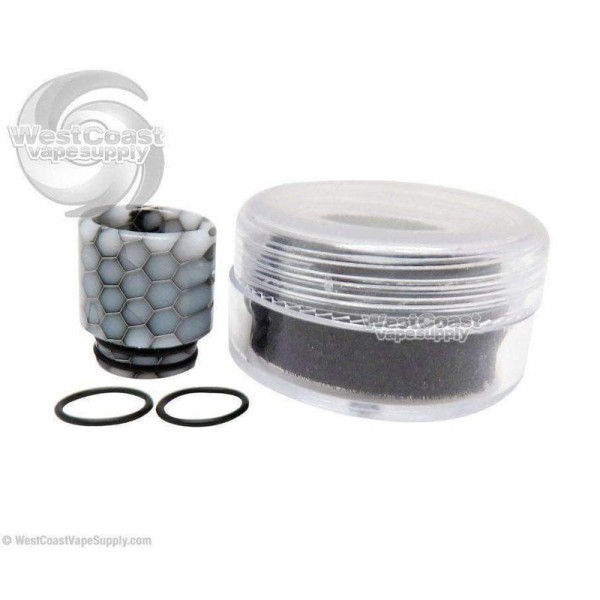 Stumpy Snake Skin Wide Bore Drip Tip by Glossy Flavors
