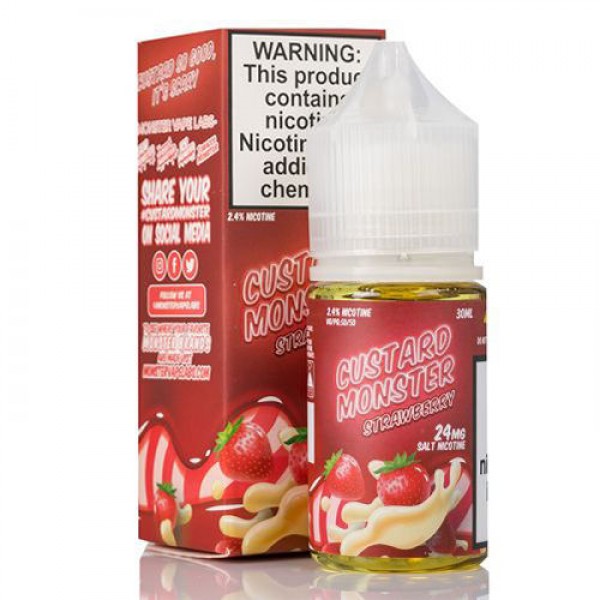 Custard Monster Strawberry by Jam Monster Salt 30m...