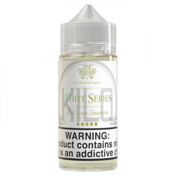 Ice Cream Sandwich Ejuice by Kilo White Series 100...