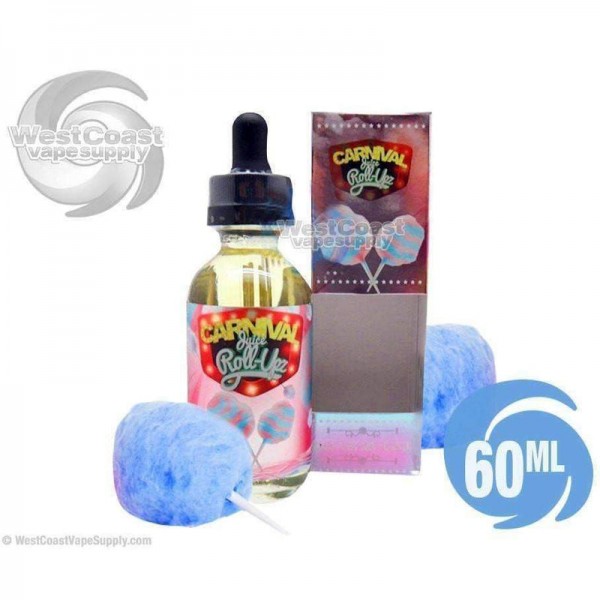 Blue Raspberry Cotton Candy by Carnival Juice Roll...