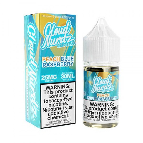 Peach Blue Raspberry Ice by Cloud Nurdz Salt 30ml