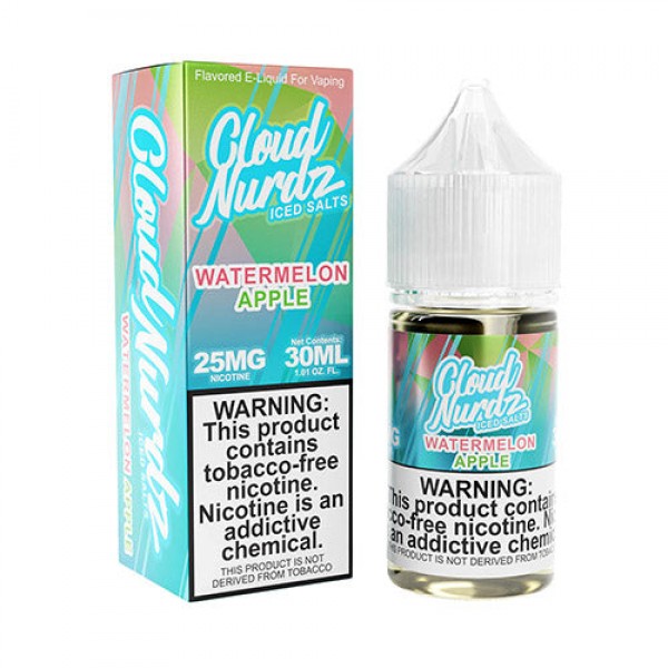 Watermelon Apple Ice by Cloud Nurdz Salt 30ml