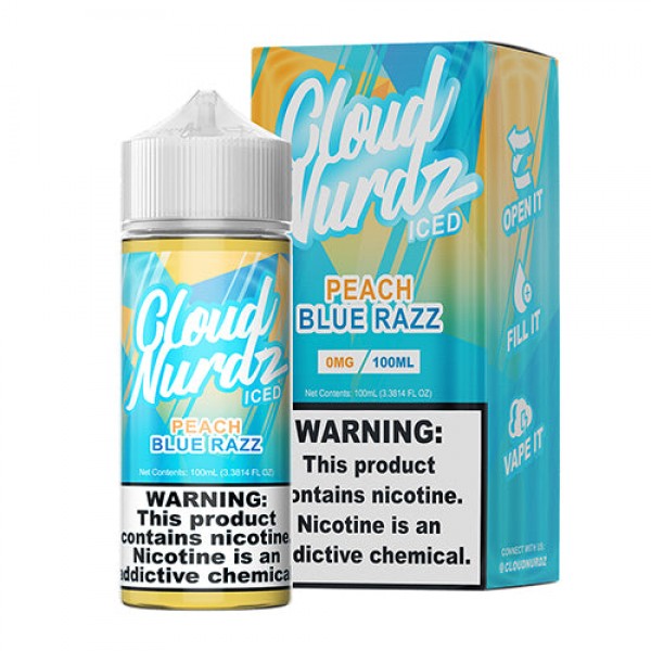 Peach Blue Razz Iced by Cloud NURDZ 100ml