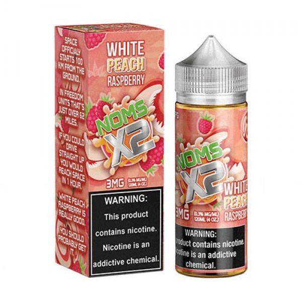 White Peach Raspberry by Noms X2 120ML