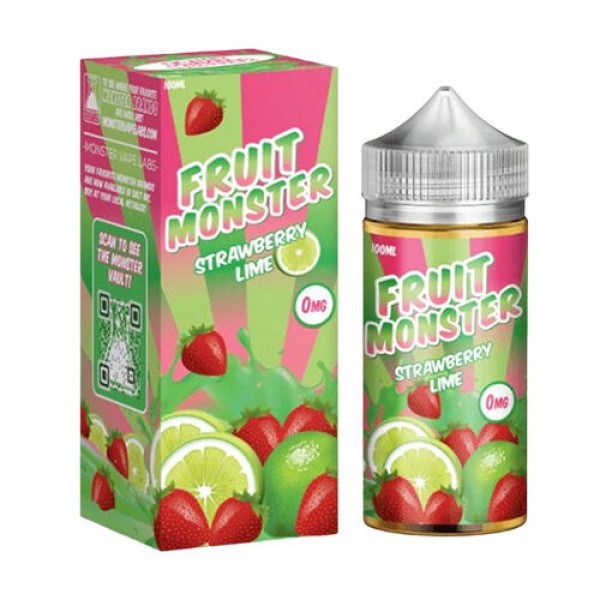 Fruit Monster Strawberry Lime by Jam Monster 100ml