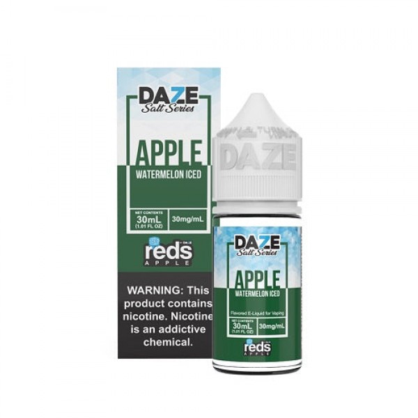 Reds Apple Watermelon Iced by 7 Daze Salt Series 3...