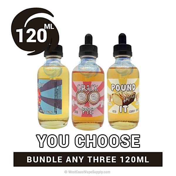 Food Fighter Vape Juice 120ml Pick 3 Bundle (360ml...