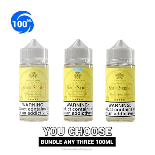 Kilo Sour Series Pick 3 Vape Juice Bundle 100ml (3...