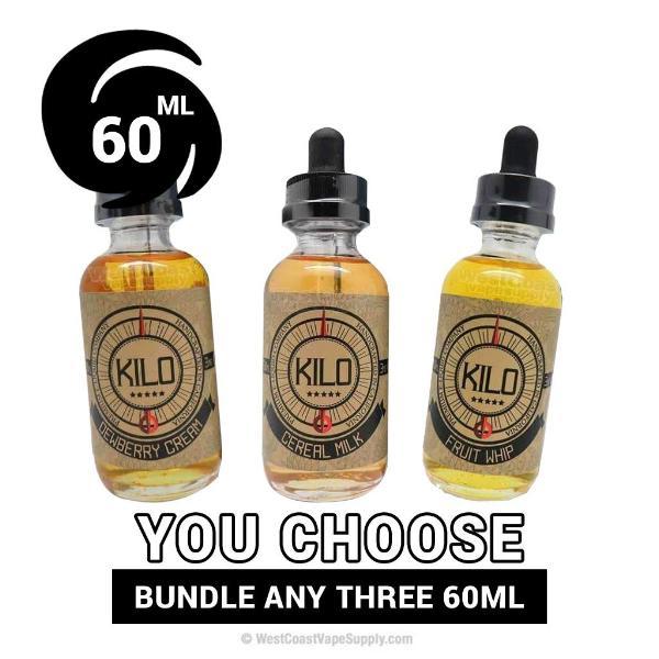 Kilo Vape Juice 60ml Pick 3 Bundle (180ml)