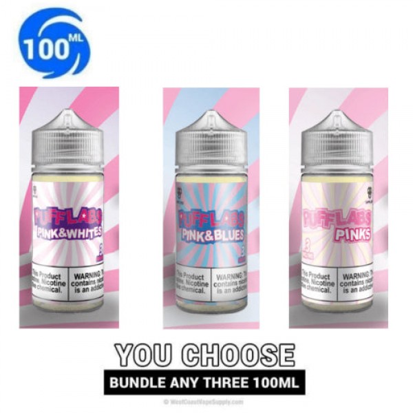 Circus Eliquid by Puff Labs 100ml Pick 3 Bundle (3...