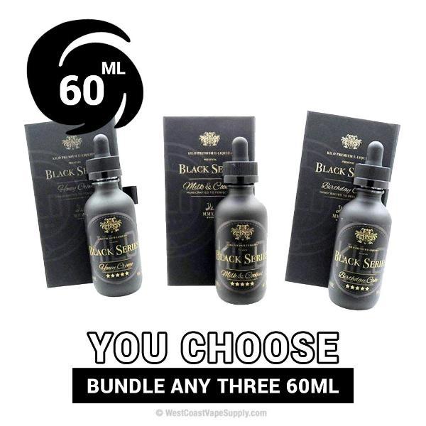 Kilo Black Series Vape Juice 60ml Pick 3 Bundle (1...