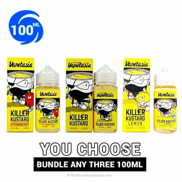 Killer Kustard Vape Juice Bundle by Vapetasia 100m...