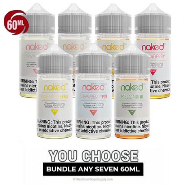 Naked 100 Vape Juice Pick 7 Bundle (420ml)