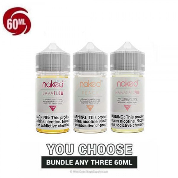 Naked Vape Juice Pick 3 Bundle (180ml)